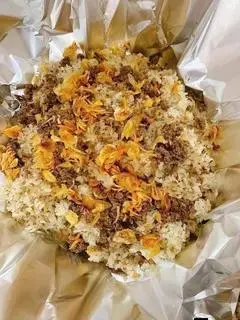 Hình ảnh xôi chim câu (tặng kèm hành phi)