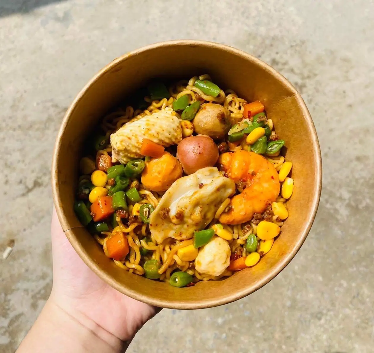 Hình ảnh Mì trộn Indomie thập cẩm