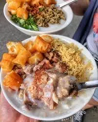 Hình ảnh cháo sườn sụn ruốc quẩy