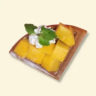 Hình ảnh 1/4 WAFFLE PHỦ XOÀI TƯƠI