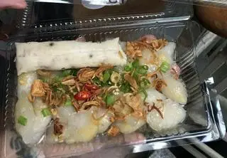 Hình ảnh Bột lọc nhân đậu xanh có chả