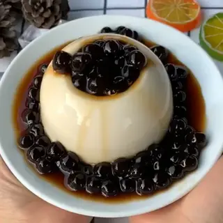 Hình ảnh Tàu hũ trân châu đường đen