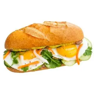 Hình ảnh Bành Mì Ốp La 2 Trứng 