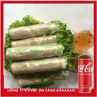 Hình ảnh 5 gỏi cuốn thịt chân giò + pepsi chai