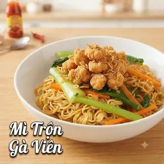 Hình ảnh Mì trộn Gà Viên