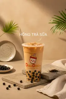 Hình ảnh Hồng trà sữa đậm vị