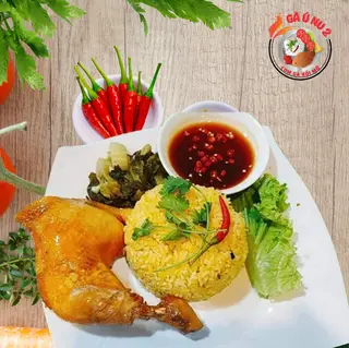 Hình ảnh Cơm gà xối mỡ ĐÙI GÓC TƯ (Best Seller)