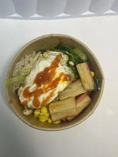 Hình ảnh Mì trộn thành cua + trứng 