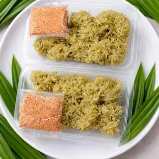 Hình ảnh xôi lá dứa 