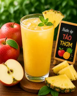 Hình ảnh Nước ép táo thơm