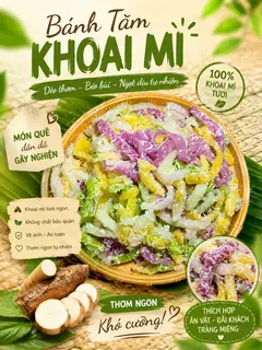 Hình ảnh bánh tằm khoai mì sợi 