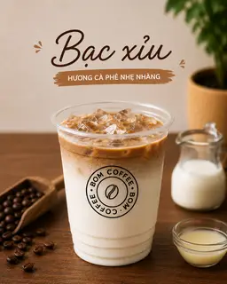 Hình ảnh Vietnamese white coffee - bạc xỉu