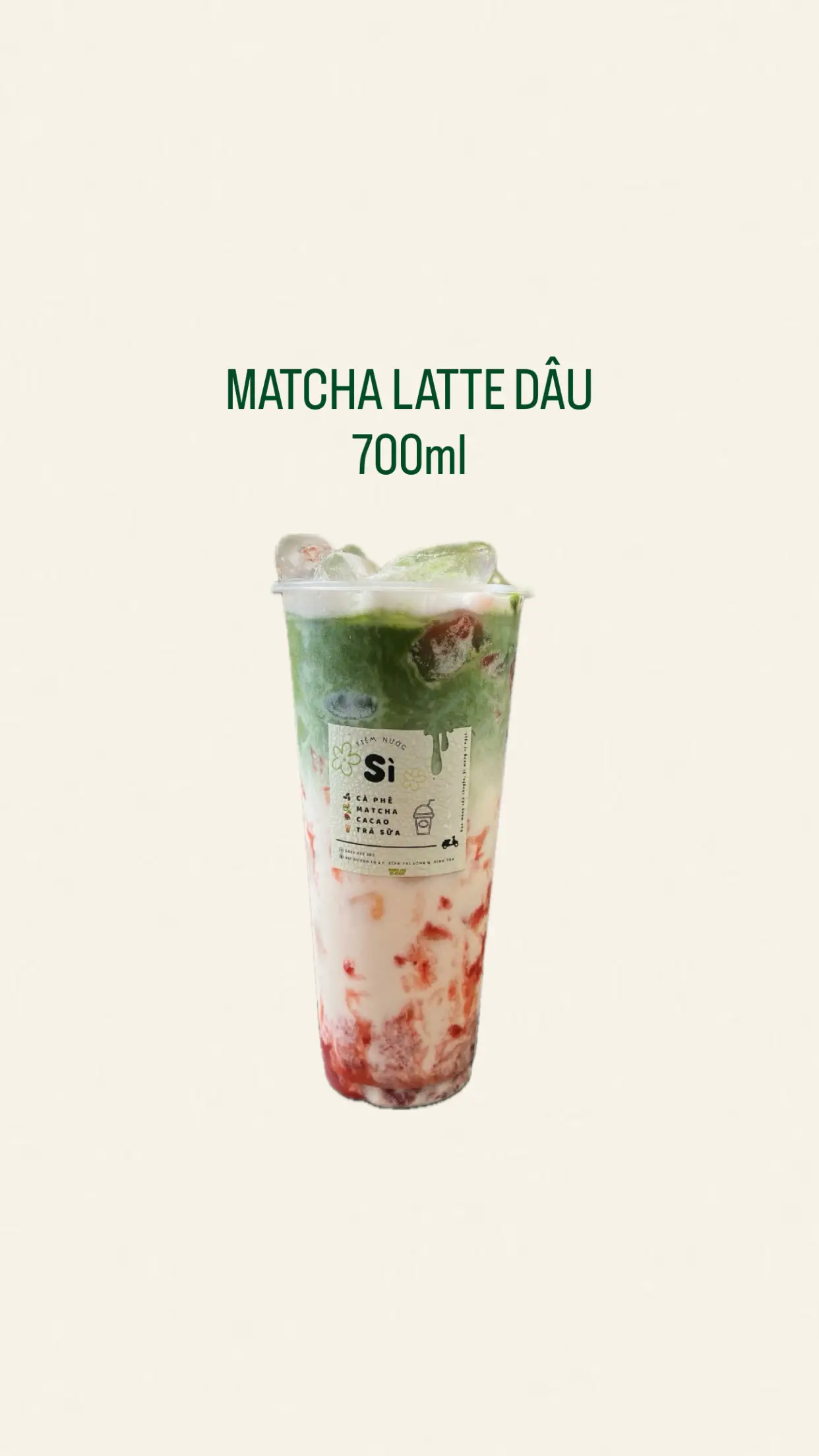 Hình ảnh Matcha Latte Dâu