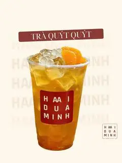 Hình ảnh TRÀ QUÝT QUÝT - quýt tươi dầm - size L 650ml