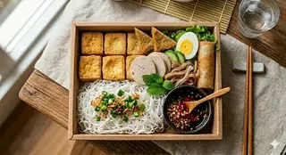 Hình ảnh Bún nước tương thập cẩm