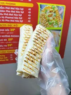 Hình ảnh Tacos Trứng + xúc xích size M 