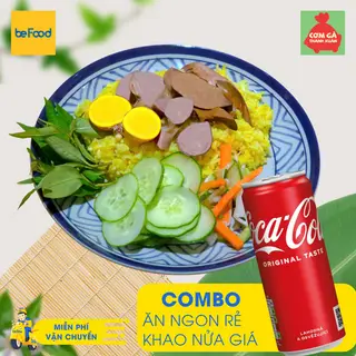 Hình ảnh Combo Cơm Gà Lòng Mề + 01 Coca Cola
