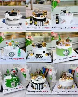 Hình ảnh BÁNH KEM CHO NAM SIZE 14