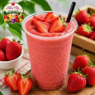 Hình ảnh Sinh Tố Dâu Tây