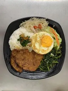 Hình ảnh Cơm Sườn Trứng Bì
