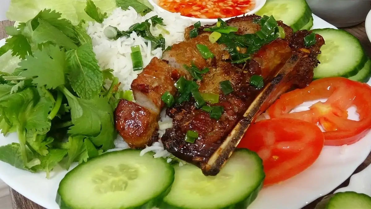 Hình ảnh cơm sườn