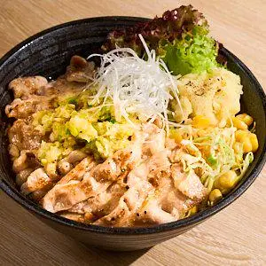 Hình ảnh Cơm Thịt Ba Chỉ Sốt Hành ねぎ塩豚カルビ丼