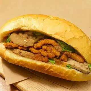 Hình ảnh Bánh mì chay đặc biệt - vegetarian assorted banh mi
