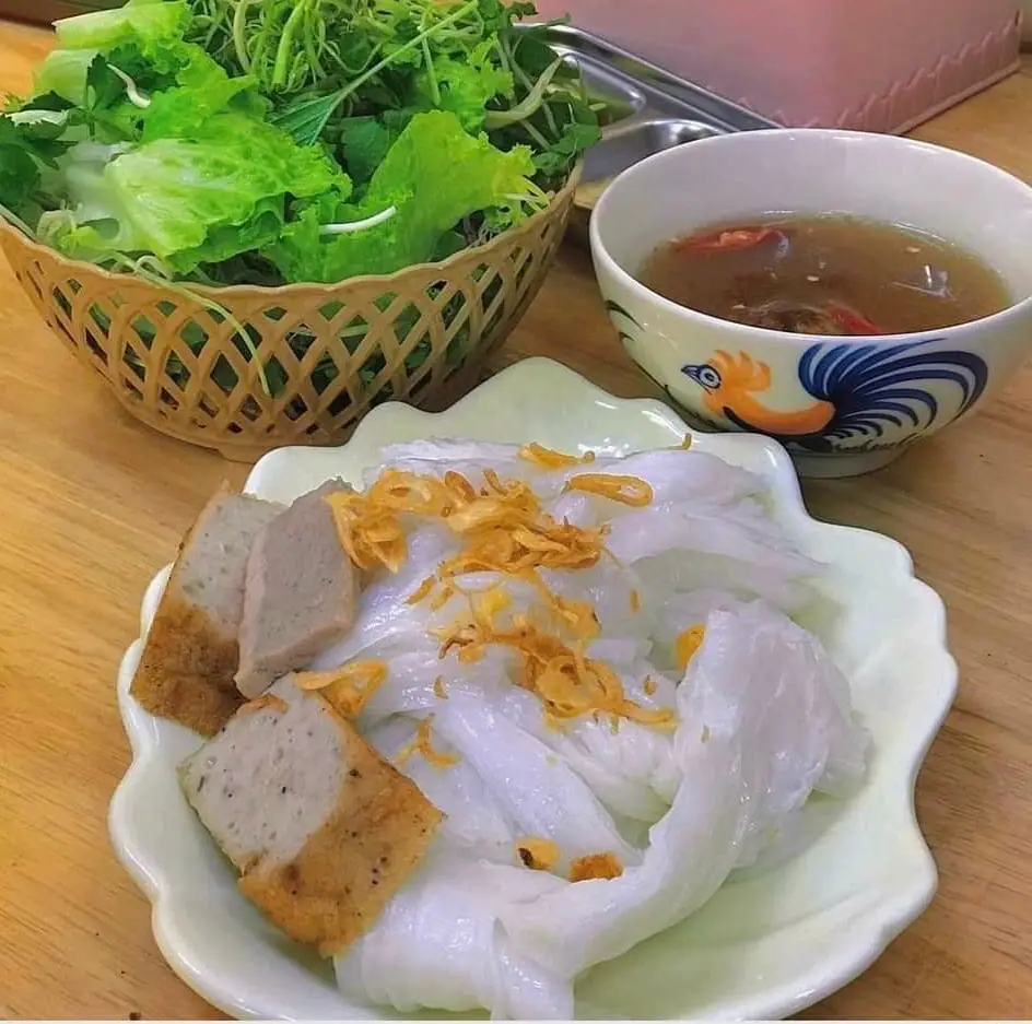 Hình ảnh Bánh cuốn chay (chả quế)