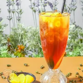 Hình ảnh Trà đào cam sả (tặng thạch đào)