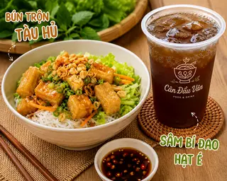 Hình ảnh Combo bún trộn tàu hủ và sâm bí đao