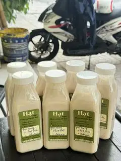 Hình ảnh Sữa gạo rang hạt điều dừa non ( chai 330ml )