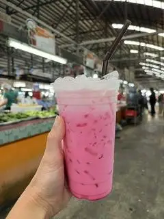 Hình ảnh Latte sữa mây hồng