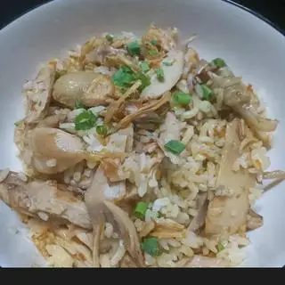 Hình ảnh cơm chiên gà xé 