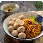 Hình ảnh (BF) Hủ tiếu khô bò viên sa tế tôm T (M)