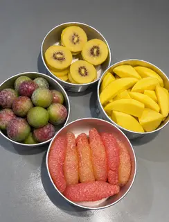 Hình ảnh Combo 7: Kiwi, Xoài Tứ Quý, Mận Róc, Bưởi Da Xanh
