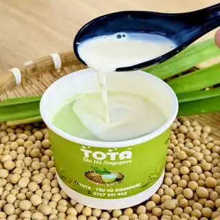 Hình ảnh Tàu Hủ Singapore Matcha Kèm Sốt