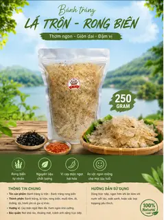 Hình ảnh Bánh Tráng Lá Trộn Rong Biển Tuibao Food