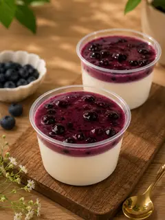 Hình ảnh Panna cotta việt quất