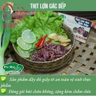 Hình ảnh THỊT LỢN GÁC BẾP TÂY BẮC 200GR TẶNG CHẨM CHÉO
