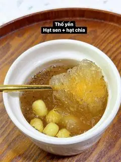 Hình ảnh THỐ YẾN HẠT SEN HẠT CHIA