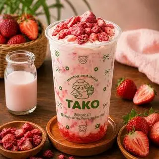 Hình ảnh Sữa dâu sấy thăng hoa