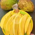 Hình ảnh Xoài Tứ Quý bổ sẵn đóng hộp 1kg