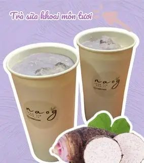 Hình ảnh trà sữa khoai môn