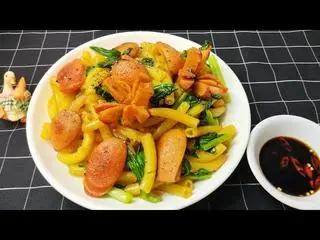 Hình ảnh Nui xào xúc xích