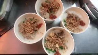 Hình ảnh Cháo sườn + thịt bằm ( lớn)
