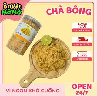 Hình ảnh Chà Bông Xù Nhà Làm Không Pha 300g