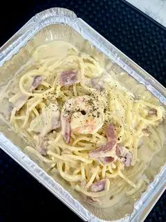 Hình ảnh Mì Ý Sốt Kem Bacon Tôm