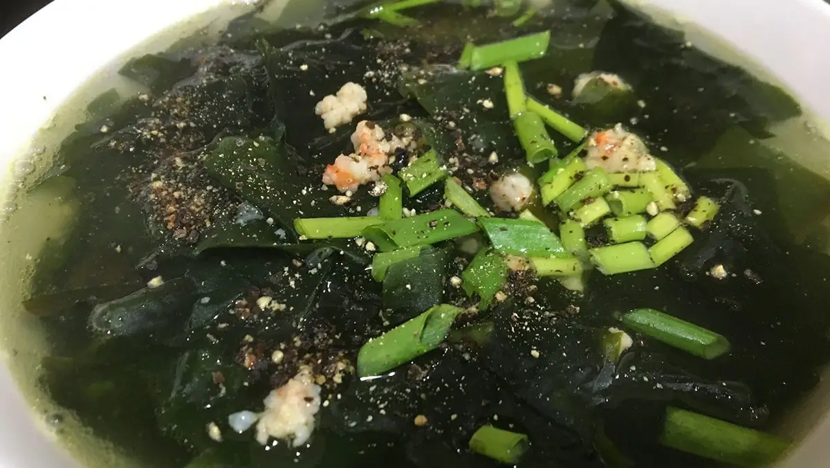 Hình ảnh CANH thêm (rong biển/rau/củ)