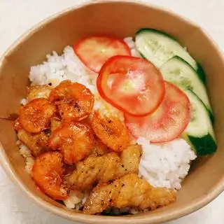 Hình ảnh Cơm Tôm rim thịt