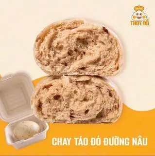 Hình ảnh Bánh Bao Táo Đỏ Đường Nâu